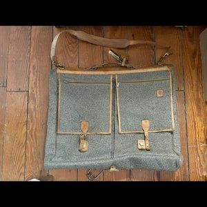 Tweed Hartman Garment Luggage Bag